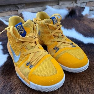 kyrie irving purple and yellow shoes